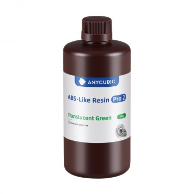 Resina Anycubic Para Impresora 3d Abs-like Pro 2 1kg verde traslucido 09-004-0014 Anycubic Anycubic