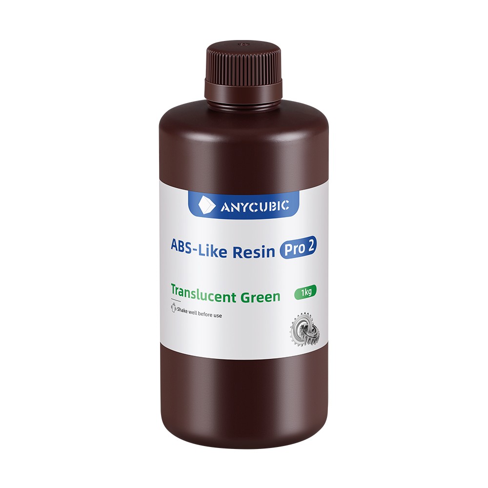 Resina Anycubic Para Impresora 3d Abs-like Pro 2 1kg verde traslucido 09-004-0014 Anycubic Anycubic Resina Anycubic Para Impresora 3d Abs-like Pro 2 1kg verde traslucido 09-004-0014 Anycubic Anycubic