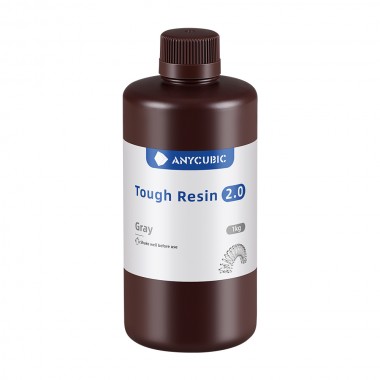Resina Anycubic Para Impresora 3d Tough 2.0 1kg Gris 09-004-0006 Anycubic Anycubic