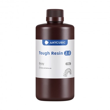 Resina Anycubic Para Impresora 3d Tough 2.0 1kg Gris 09-004-0006 Anycubic Anycubic