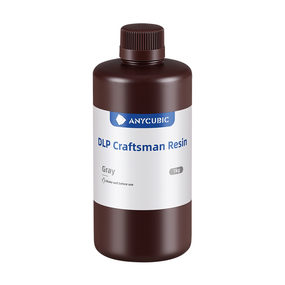 Resina Anycubic Para Impresora 3dc Dlp Craftsman 1kg Gris 09-004-0017 Anycubic Anycubic