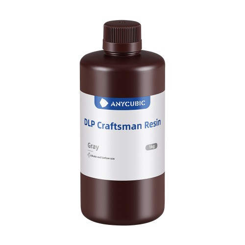 Resina Anycubic Para Impresora 3dc Dlp Craftsman 1kg Gris 09-004-0017 Anycubic Anycubic