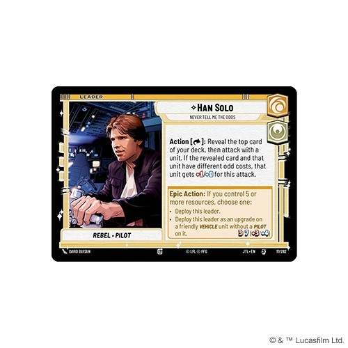 StarWars™ Unlimited - Ing - 06-001-0139 - Fantasy Flight Games - han solo