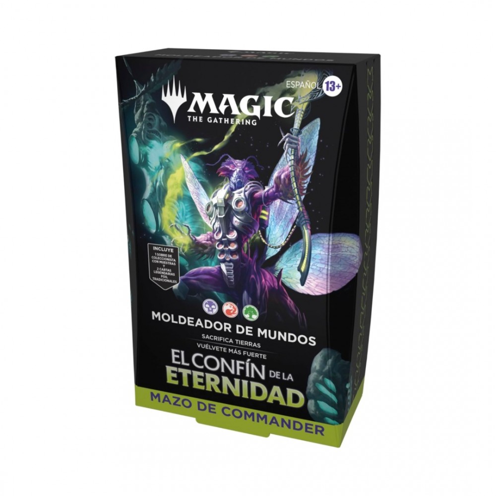 Magic: The Gathering - Commander Deck El Confín De La Eternidad - Moldeador De Mundos 06-001-0183 Wizard of the Coast Wizard ... Magic: The Gathering - Commander Deck El Confín De La Eternidad - Moldeador De Mundos 06-001-0183 Wizard of the Coast Wizard ...
