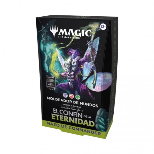 Magic: The Gathering - Commander Deck El Confín De La Eternidad - Moldeador De Mundos 06-001-0183 Wizard of the Coast Wizard ...
