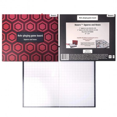 Hexers Role Playing Game Board: Squares And Hexes