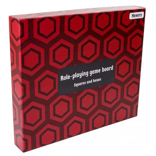 Hexers Role Playing Game Board: Squares And Hexes