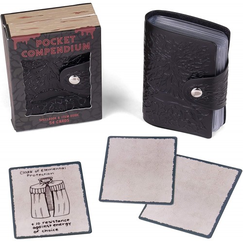 Pocket Compendium Spellbook & Item Guide Negro (54 cards)