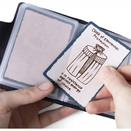 Pocket Compendium Spellbook & Item Guide Negro (54 cards)