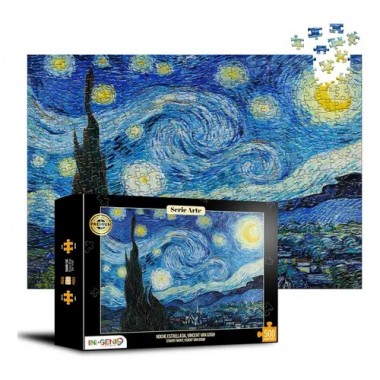 Rompecabezas Noche Estrellada Vincent Van Gogh - 500 Piezas 01-002-0049 Ingenio y destreza mental Ingenio y destreza mental