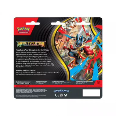 Pokémon: Mega Evolution - Booster Blister - Ing 06-002-0055 The Pokémon Company The Pokémon Company