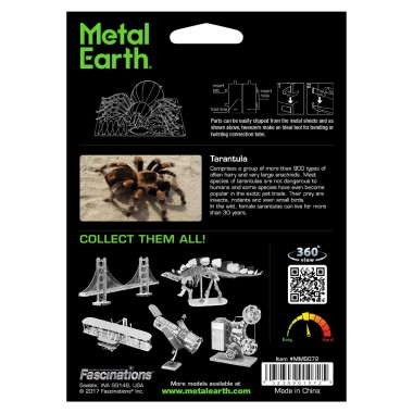 Tarántula Metal Earth - Para Armar 15-001-0089 Metal Earth Metal Earth