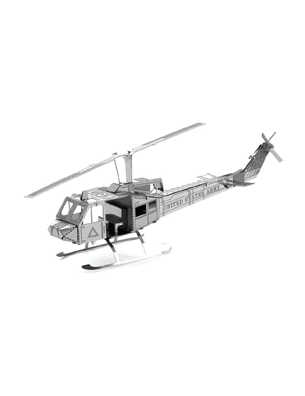 Helicóptero Uh-1 Huey - Para Armar 15-001-0142 Metal Earth Metal Earth
