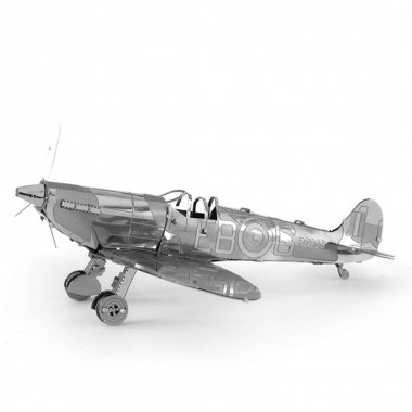 Avión Supermarine Spitfire - Para Armar 15-001-0177 Metal Earth Metal Earth
