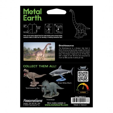 Dinosaurio Braquiosaurio - Para Armar 15-001-0193 Metal Earth Metal Earth