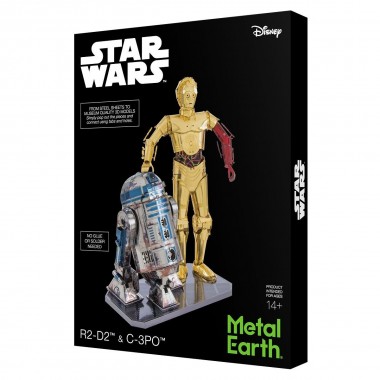 R2-2D y C-3PO - Para Armar 15-001-0200 Metal Earth Metal Earth