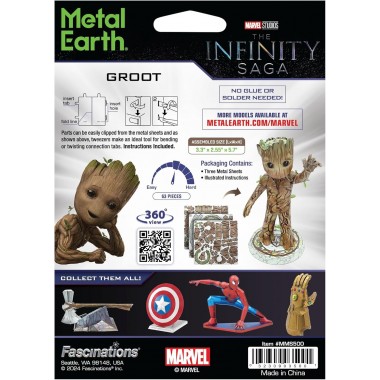 Groot - Para Armar 15-001-0199 Metal Earth Metal Earth