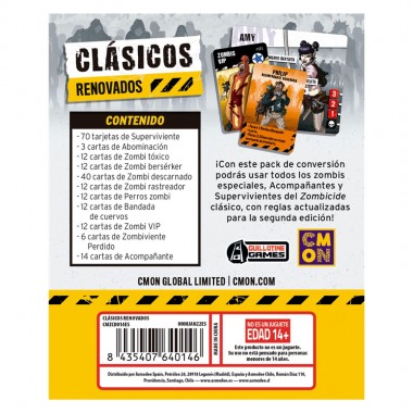 Zombicide 2 Edición Clásicos Renovados - Expansión 01-001-0670 Cmon Games Cmon Games