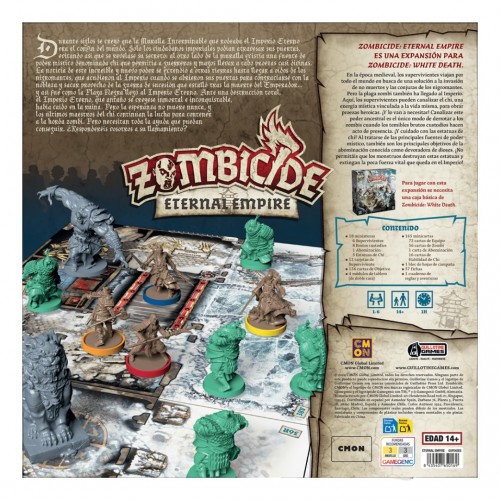 Zombicide: Eternal Empire - Expansión 01-001-0677 Cmon Games Cmon Games