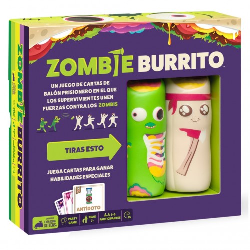 Zombie Burrito 02-001-0076 Exploding Kittens Inc Exploding Kittens Inc