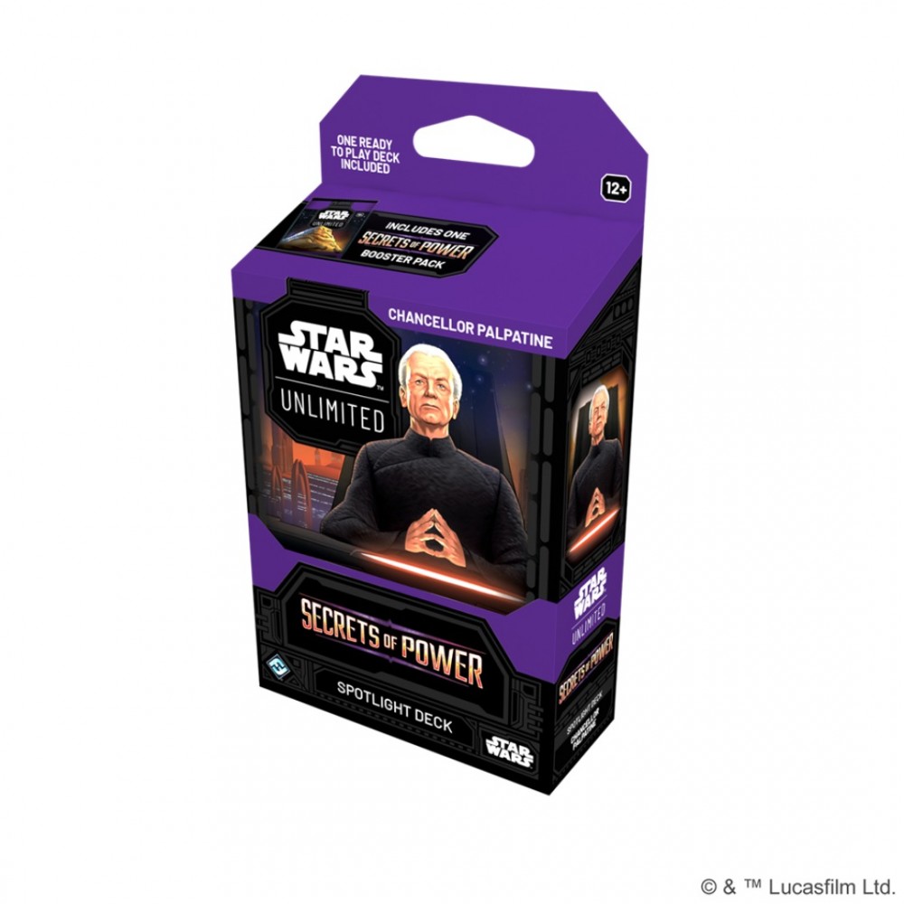 StarWars™ Unlimited: Secrets Of Power - Chancellor Palpatine Mazo de Inicio - Ing 06-001-0197 Fantasy Flight Games Fantasy Fl...