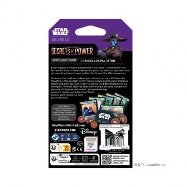 StarWars™ Unlimited: Secrets Of Power - Chancellor Palpatine Mazo de Inicio - Ing 06-001-0197 Fantasy Flight Games Fantasy Fl...
