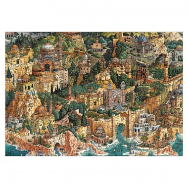 Rompecabezas Pueblo Árabe - 500 Piezas 01-002-0041 Ingenio y destreza mental Ingenio y destreza mental