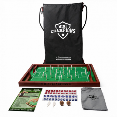 Mini Champions Caoba - Juego Mesa Artesanal 17-001-0224 MadeGreen MadeGreen