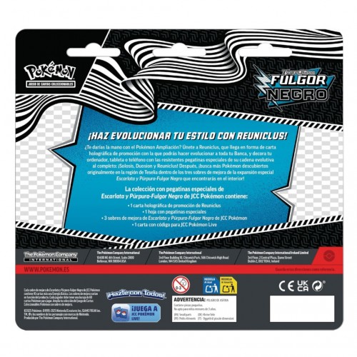Pokémon: Colección Con Calcomanías Reuniclus Fulgor Negro - Esp 06-002-0071 The Pokémon Company The Pokémon Company