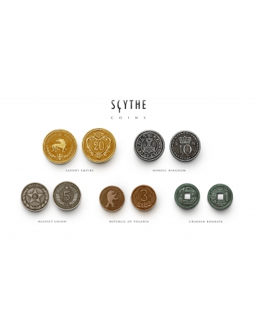 Scythe: Monedas Metalicas   SM Stonemaier Games