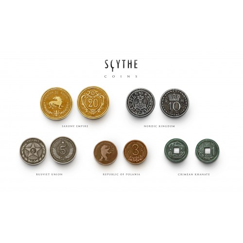 Scythe: Monedas Metalicas   SM Stonemaier Games