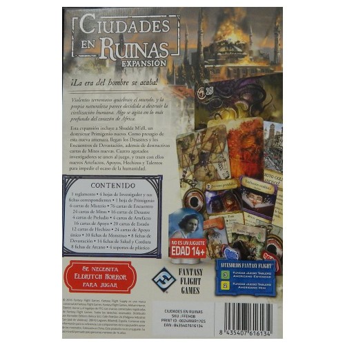 Eldritch Horror: Ciudades en ruinas 01-001-0545 Fantasy Flight Games Fantasy Flight Games