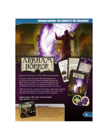 Arkham Horror: El que Acecha en el Umbral FFAH087146  Fantasy Flight Games