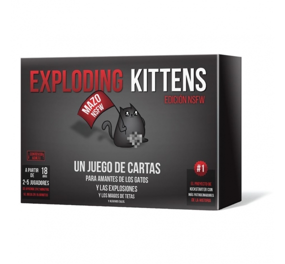 Exploding Kittens NSFW EKEK02ES6164  Asmodee