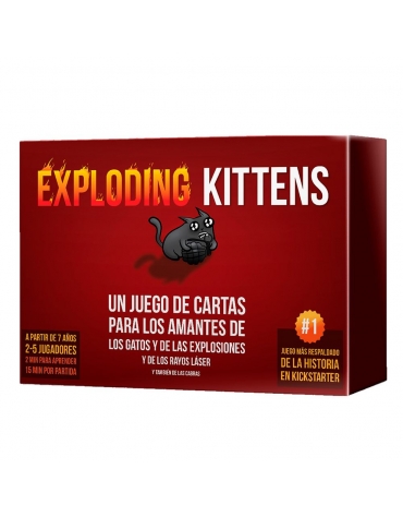 Exploding Kittens EKEK01ES0315  Asmodee