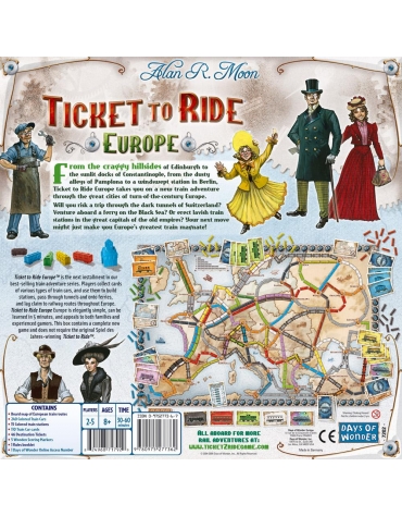 Ticket to Ride: Europe - ENG DW_4968717929 Days Of Wonder Days Of Wonder