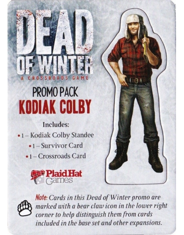 Dead of Winter-Promo-Kodiak Colby PHP100  Plaid Hat Games
