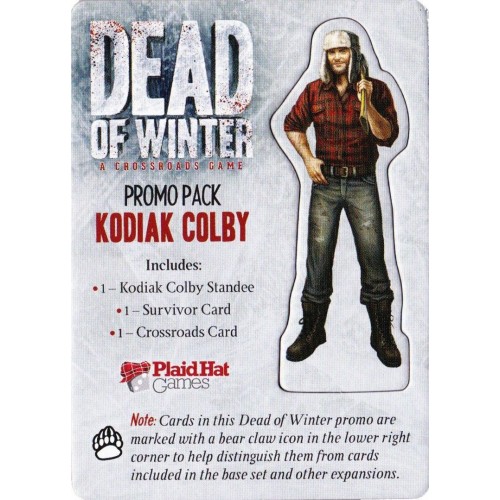 Dead of Winter-Promo-Kodiak Colby PHP100  Plaid Hat Games