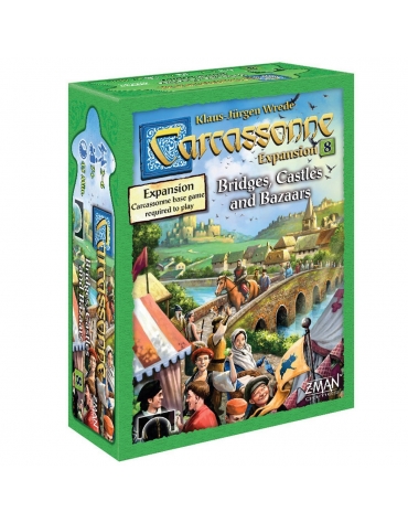 Carcassonne Exp 8: Bridges Castles and Bazaars ZM78184368  Z-Man Games