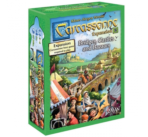 Carcassonne Exp 8: Bridges Castles and Bazaars ZM78184368  Z-Man Games