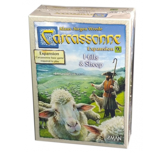 Carcassonne Exp 9: Hills & Sheep ZM78194375 Z-Man Games Carcassonne Exp 9: Hills & Sheep ZM78194375 Z-Man Games