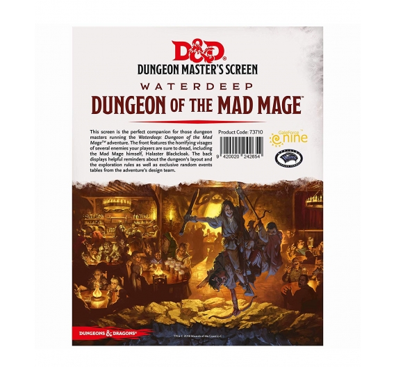 D&D Dungeon of The Mad Mage DM Screen 933W111618265  Wizard of the Coast