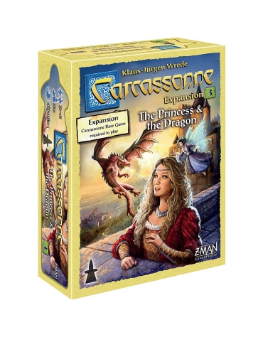 Carcassonne Exp 3: The Princess & The Dragon ZM7813  Z-Man Games