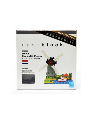 Molino de viento Kinderdijk NBH_043  Nanoblock