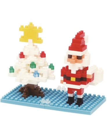Papá Noel y Árbol de Navidad NBC_099  Nanoblock