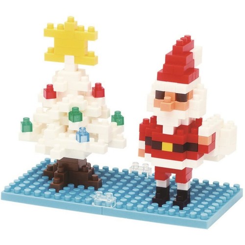 Papá Noel y Árbol de Navidad NBC_099  Nanoblock