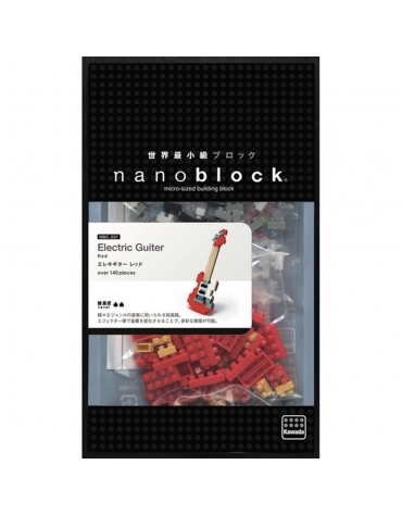 Guitarra Eléctrica Roja NBC_037  Nanoblock