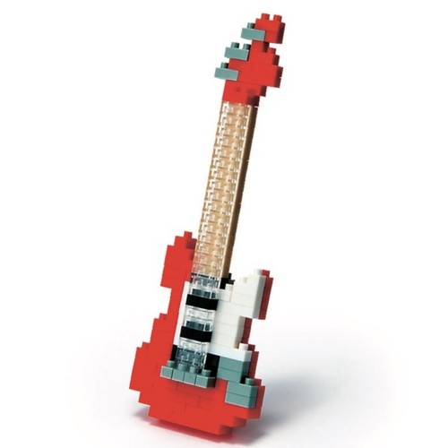 Guitarra Eléctrica Roja NBC_037  Nanoblock