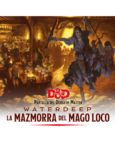 D&D La Mazmorra del Mago Loco Pantalla del Dungeon Master EEWCDD09A7086  Edge Entertainment