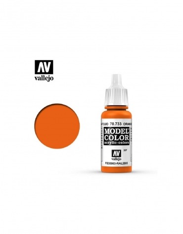 Acrílico Model Color - Naranja Fluorescente MC29551707336  Vallejo
